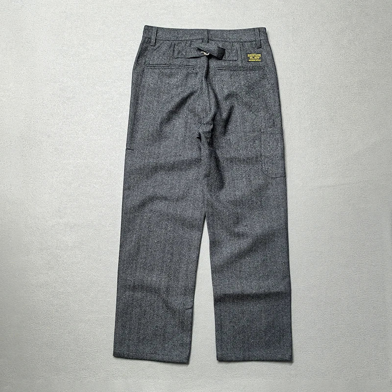 American retro winter casual pants