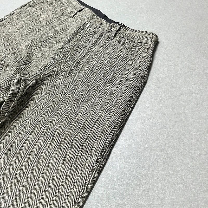 American retro winter casual pants