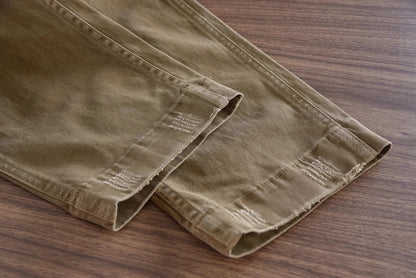 American retro woven cargo pants