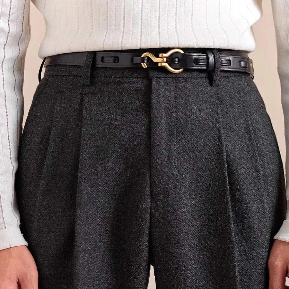 Antonios classic business pants british tailored fit