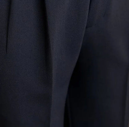 Antonios draped suit pants korean-inspired elegance