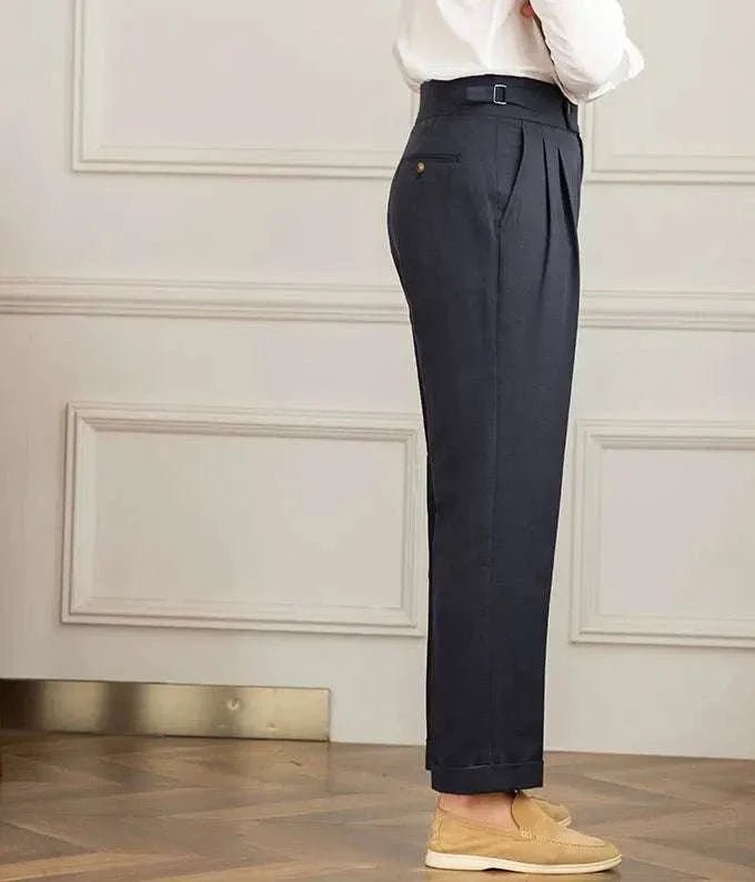 Antonios naples cotton-linen pants summer comfort fit