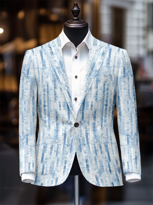 Men's Retro Casual Plaid Blazer
