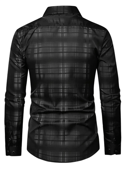 Men's Plaid Business Casual Shirt