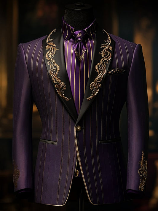 Men's Luxury Business Print Blazers
