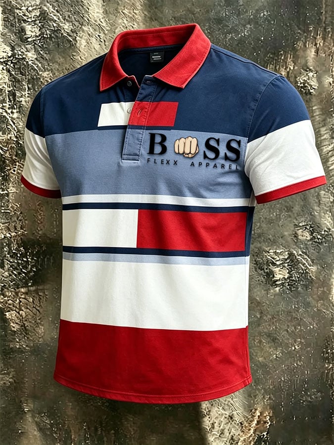Men's Short-Sleeve Business Polo Shirt