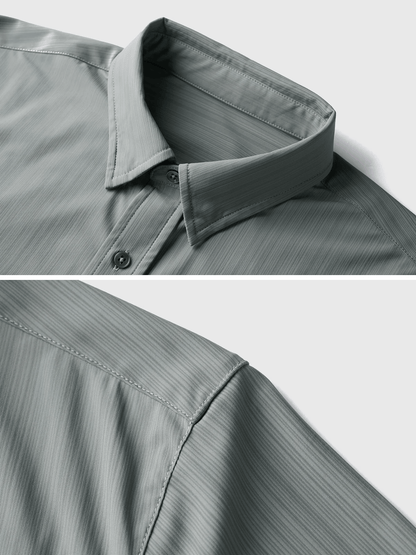 Men's Business Casual Long Sleeve Shirt