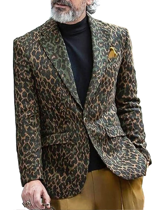 Men's Casual Stylish Printed Suit