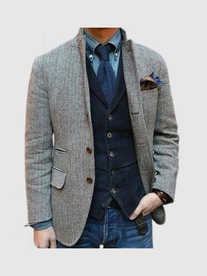 Men's stylish long sleeve suit