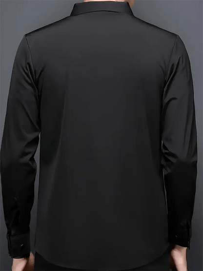 Men's Business Solid Color Casual Shirt