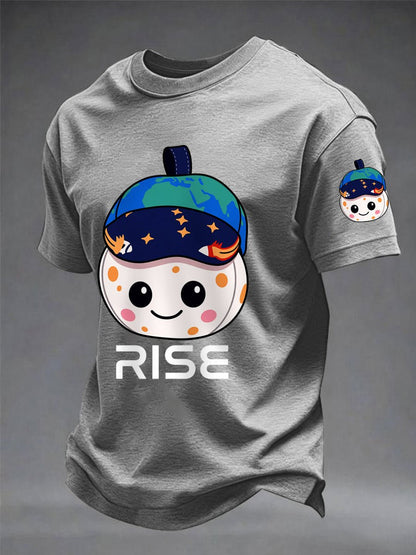 Men's Artemis II Printed Casual T-shirt
