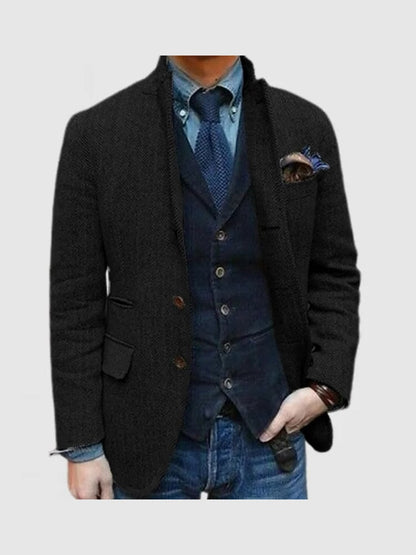 Men's stylish long sleeve suit
