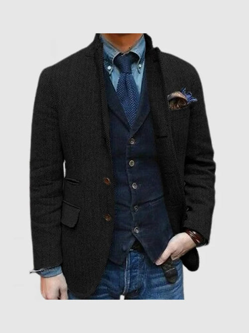 Men's stylish long sleeve suit