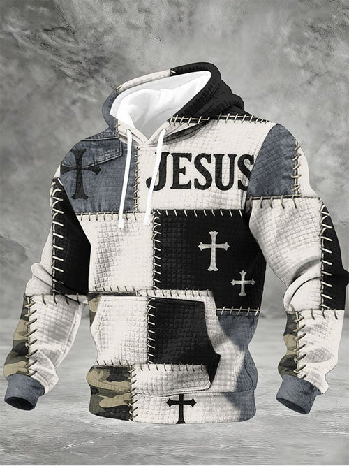 Men'S Casual Printed Hooded Sweatshirt-Fast Shipping