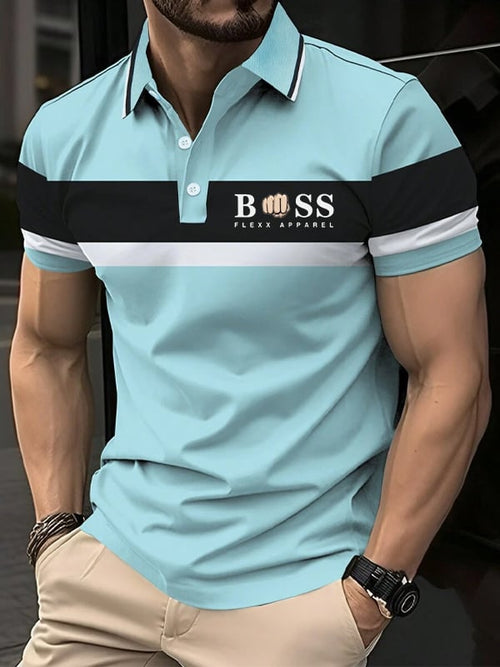 Casual Men'S Zipper Polo