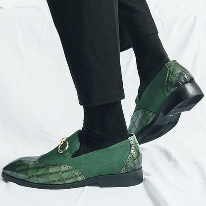 Men'S Fashionable British Style Patchwork Casual Shoes