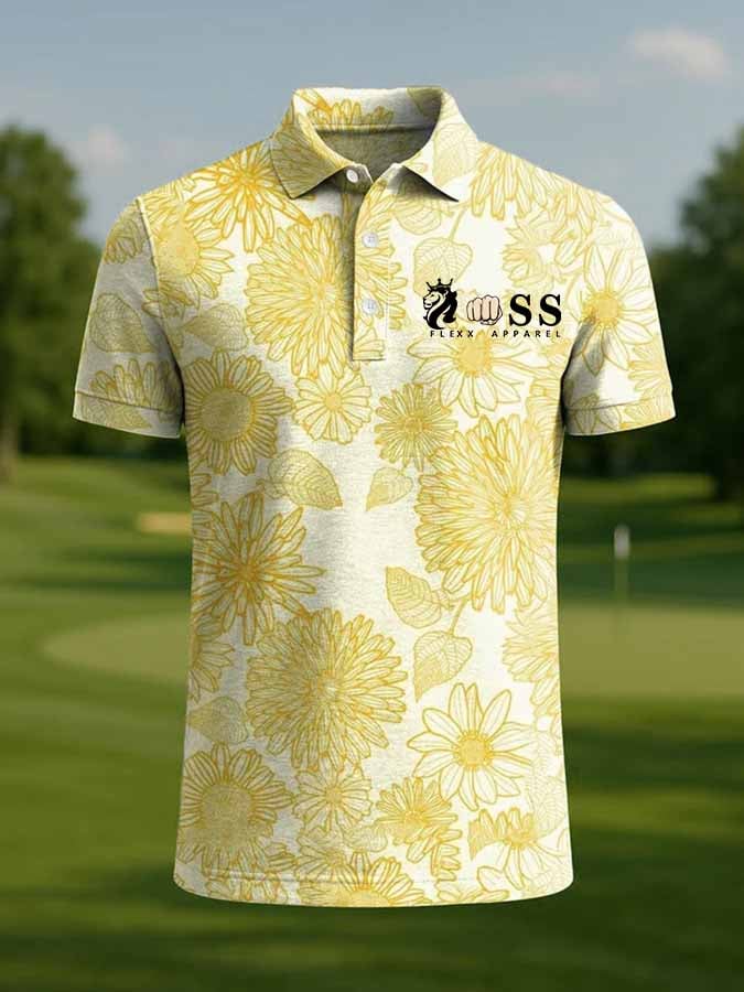 Men's Fashion Casual Business Contrast Color Polo