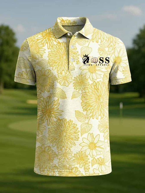 Men's Fashion Casual Business Contrast Color Polo