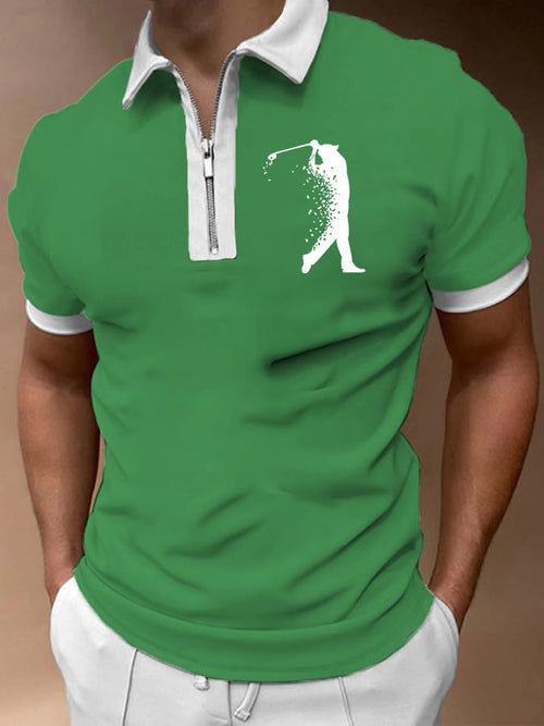 Men's Masters Tournament 2024 Champion Golf Lovers Fans Zipper Polo