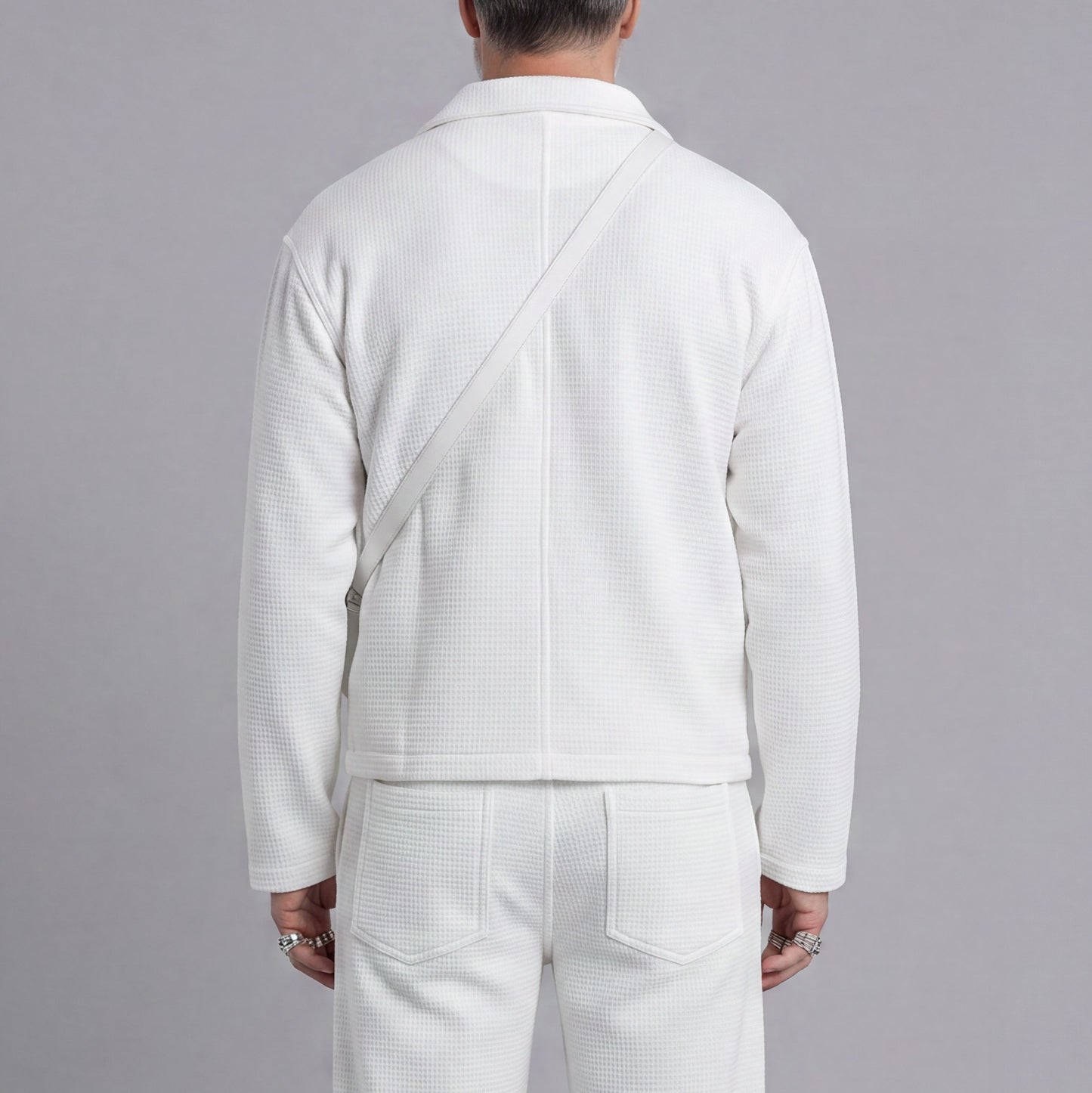 Men's Solid-Color Jacket Sets