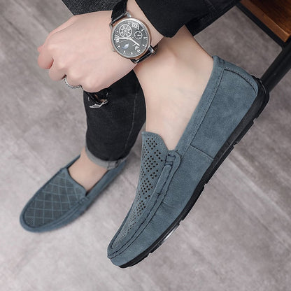 Breathable Hollowed Out Casual Trend Hooded Lefu Shoes