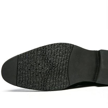 Retro Casual British Carved Tassel Leather Shoes