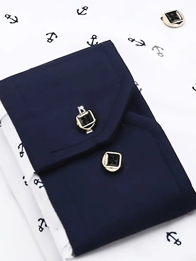 Men's Geometric Business Casual Shirt