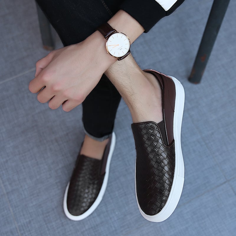 Men Oxfords Genuine Leather Casual Shoes