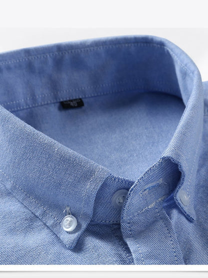 Men's Business Cotton Embroidered Shirt
