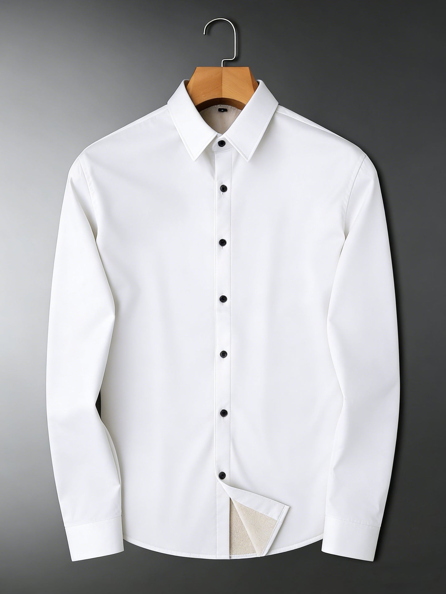Premium Wrinkle-Resistant White Dress Shirt