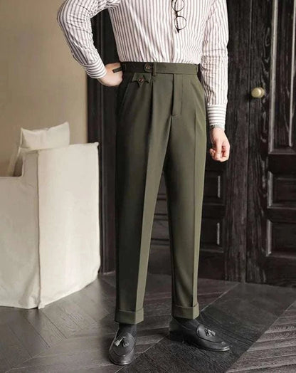 British outfit elegant trousers