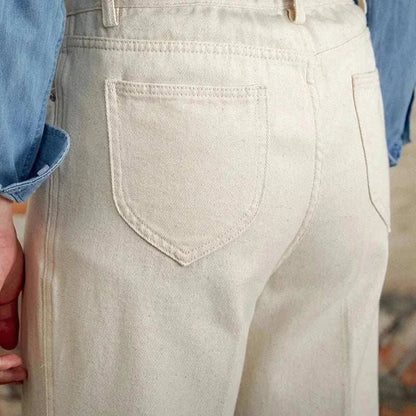 British pure cotton old money pants