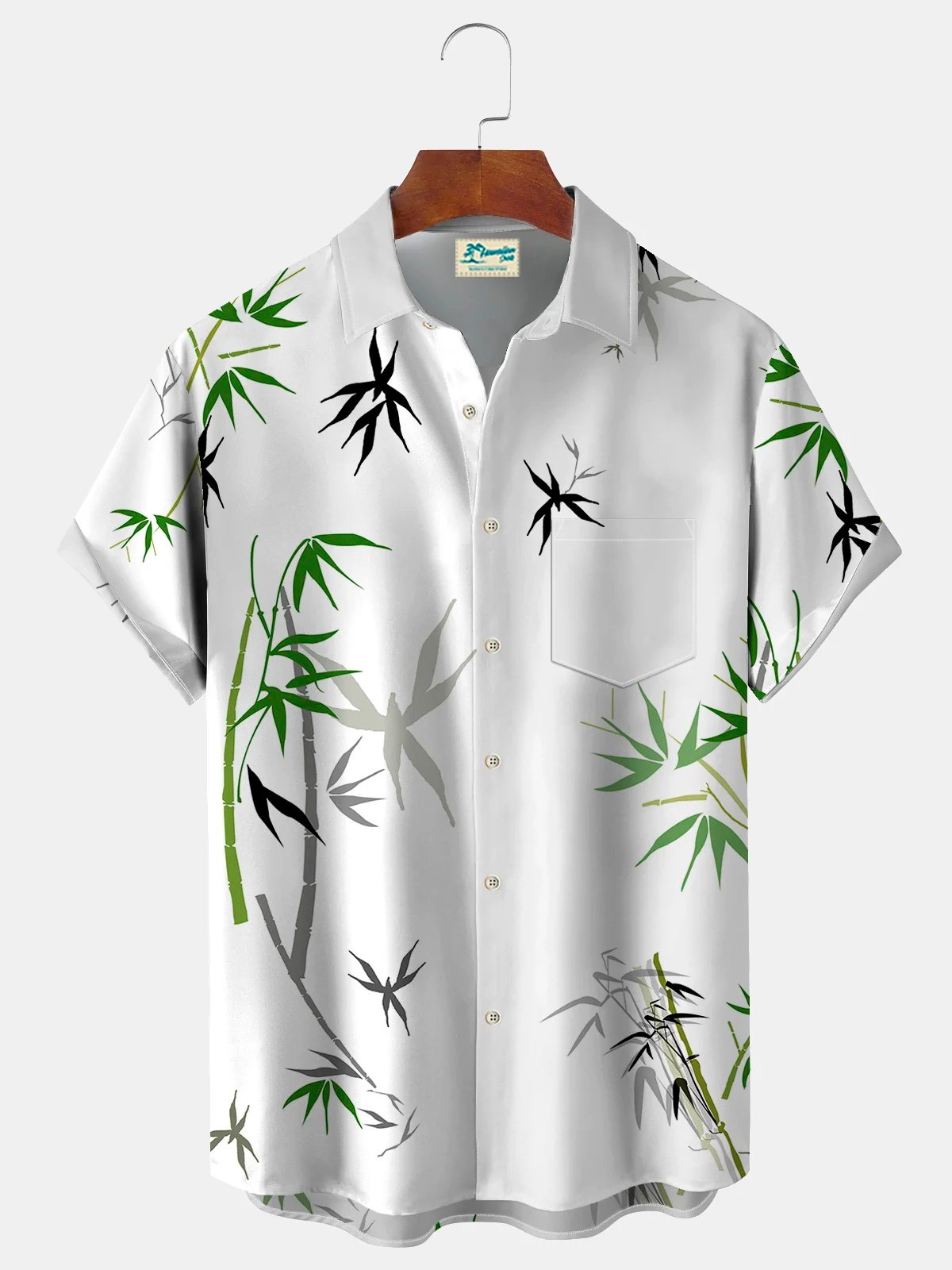 Men's Hawaiian Flora Print Casual Shirt