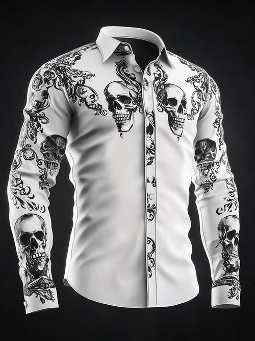 Men's Retro Gothic Dark Shirt