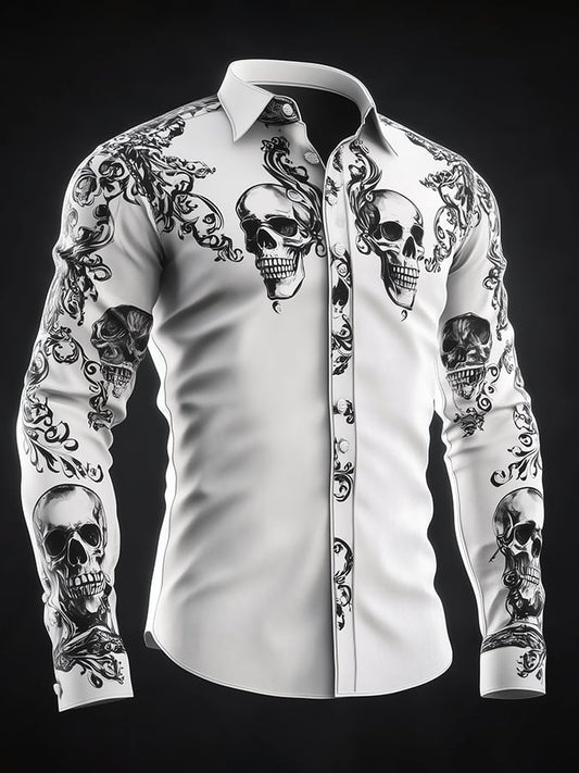 Men's Retro Gothic Dark Shirt