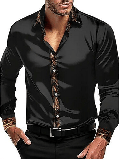 Men's Luxury Business Long Sleeve Shirt