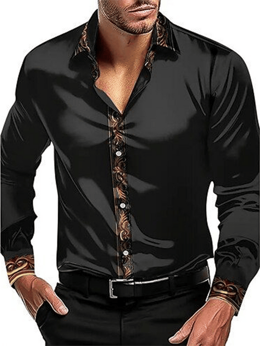 Men's Luxury Business Long Sleeve Shirt