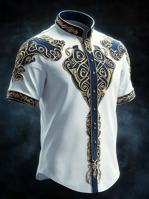 Men's Retro Gothic Light Shirt