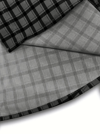 Men's Plaid Business Casual Shirt