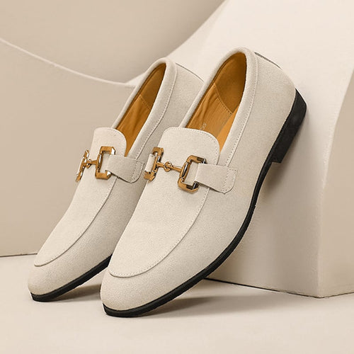 Fashion Solid Color Decorative Design Casual Leather Shoes