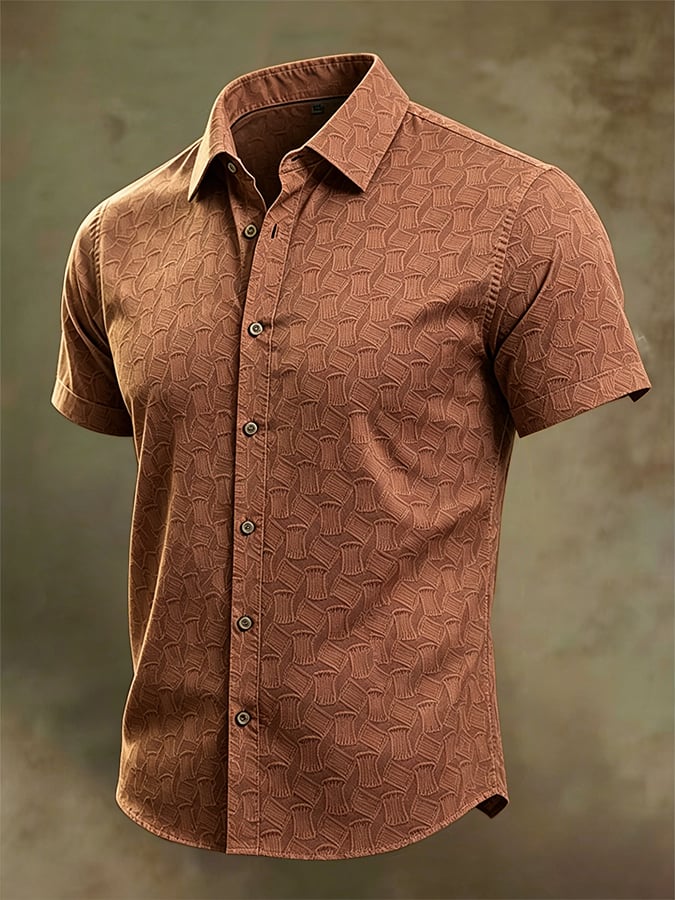 Men'S Short-Sleeve Business Shirt