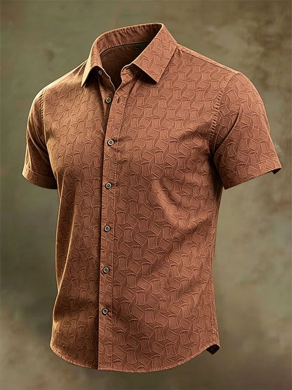 Men'S Short-Sleeve Business Shirt