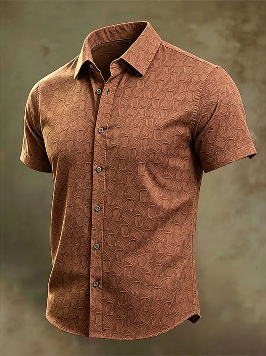 Men'S Short-Sleeve Business Shirt