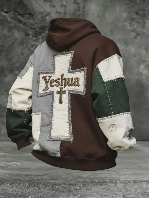 Men'S Casual Faith-Inspired Printed Hoodie-Fast Shipping