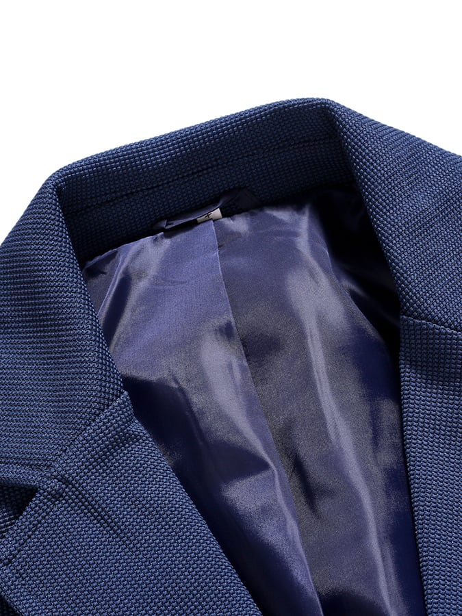 Men's Casual Fashion Two Button Waffle Blazer