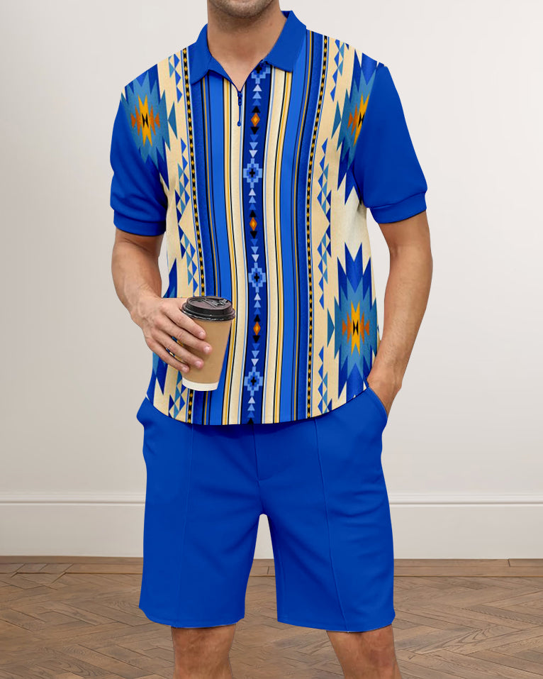 Men's Casual Summer POLO Set 045
