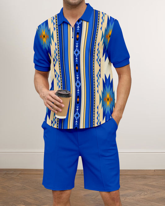 Men's Casual Summer POLO Set 045