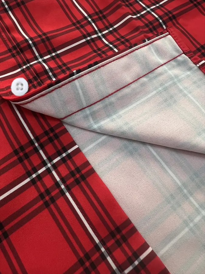 Men's Plaid Business Casual Shirt