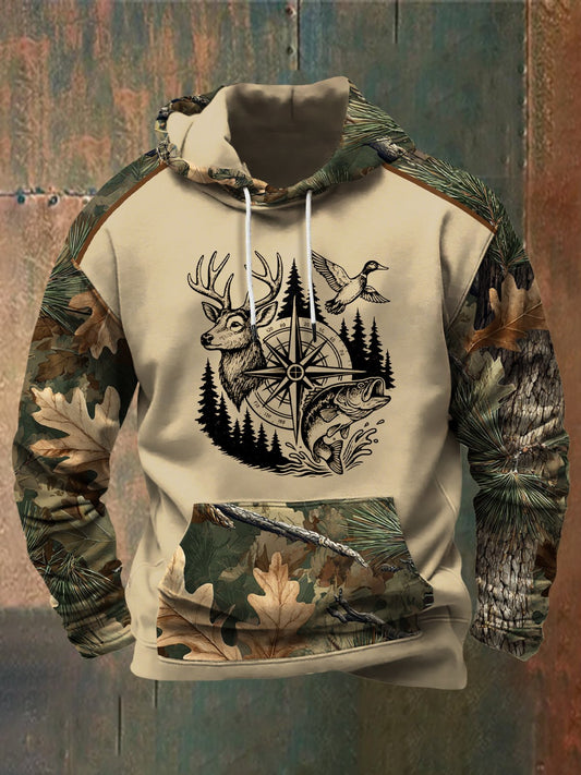 Men's Outdoor Camouflage Deer Hunting Hoodie