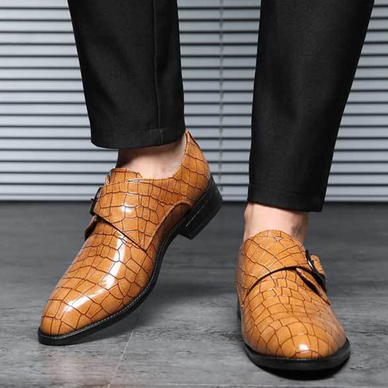 Men'S Business Formal Buckle Shoes